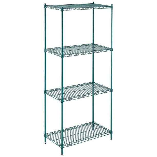 14 x 42 Green Epoxy 4-Shelf Kit with 86 Posts Shelving Unit Storage Rack Utility Rack Wire Garage Shelves Display Rack Pantry Storage Shelf 14 x 42 Green Epoxy 4-Shelf Kit with 86 Posts Shelving Unit Storage Rack Utility Rack Wire Garage Shelves Display Rack Pantry Storage Shelf